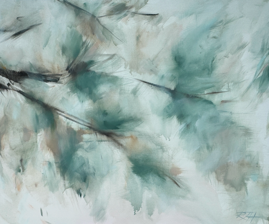 Windswept whispers – original painting by Roberta Heslop
