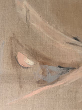Load image into Gallery viewer, Detail of reclining female figure in Anima showing gestural brushwork by Roberta Heslop