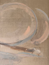 Load image into Gallery viewer, Close up detail of Anima figurative painting showing linen texture and paint surface by Roberta Heslop