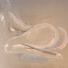 Load image into Gallery viewer, Anima original figurative painting reclining female figure on linen by Roberta Heslop