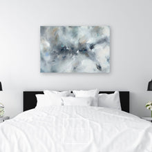Load image into Gallery viewer, Soft abstract painting Where Light Rests in elegant bedroom interior