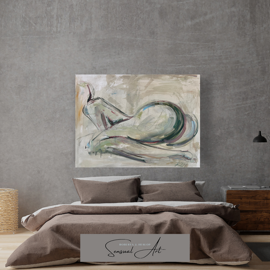 Scarlette – original painting by Roberta Heslop
