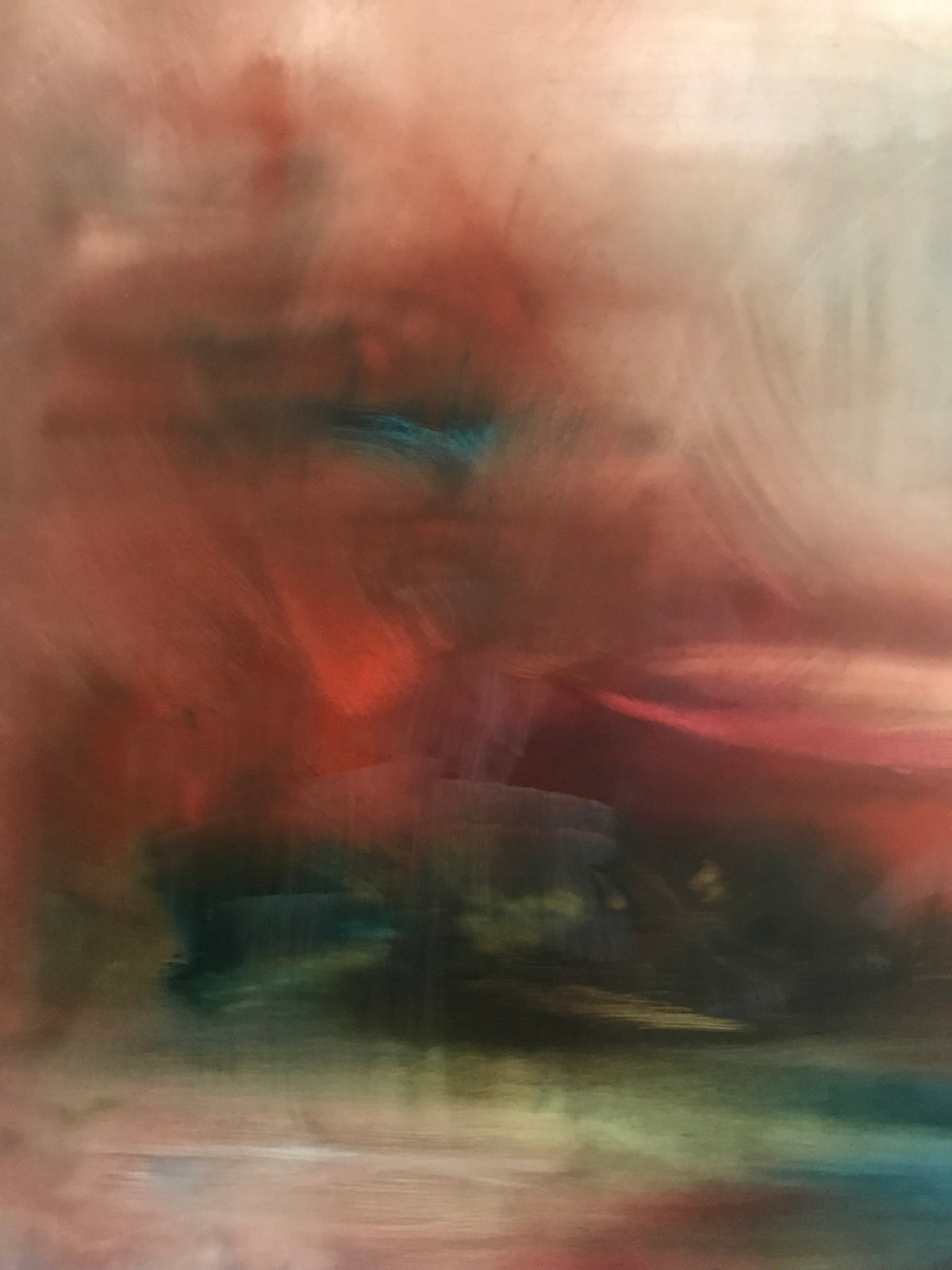 Autumn lake – original painting by Roberta Heslop – image 4
