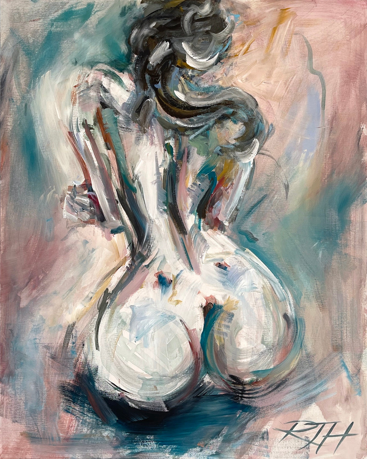 Close to you – original painting by Roberta Heslop
