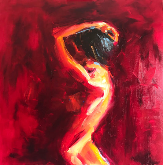 Feminine Study – original painting by Roberta Heslop
