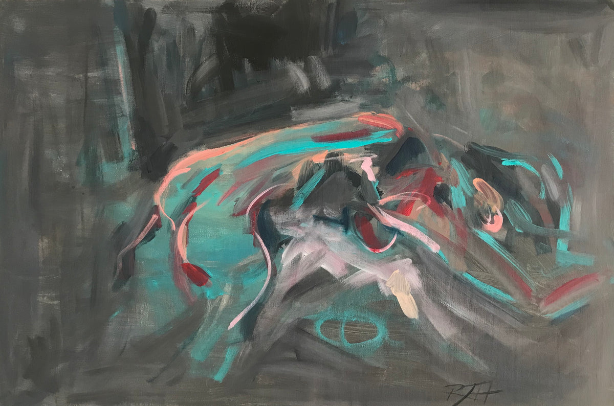Surrender – original painting by Roberta Heslop
