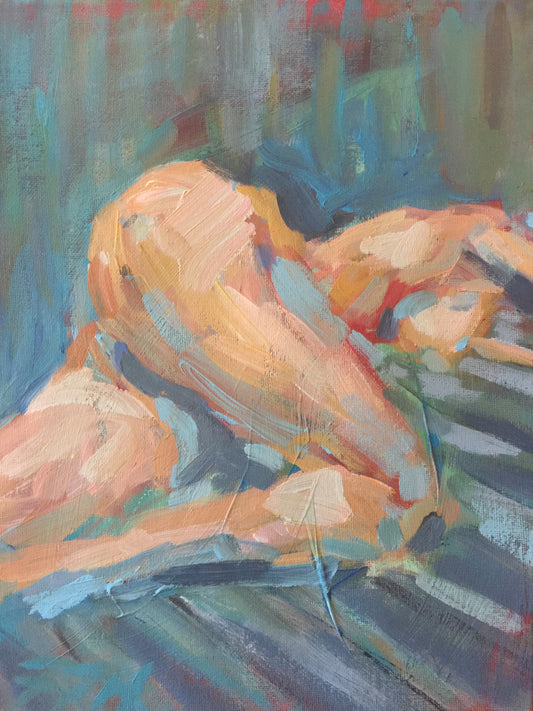 Nude II – original painting by Roberta Heslop
