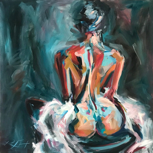 Belle – original painting by Roberta Heslop
