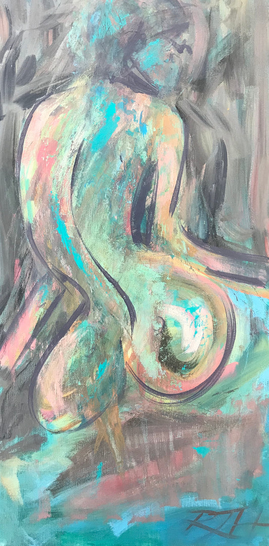 Coco – original painting by Roberta Heslop
