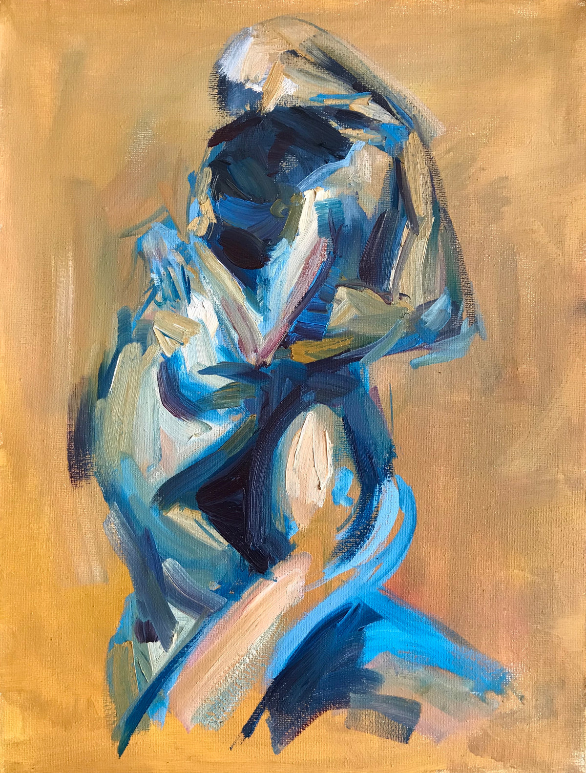 2 become 1 – original painting by Roberta Heslop
