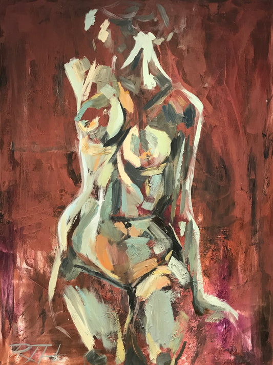 Marble Muse – original painting by Roberta Heslop
