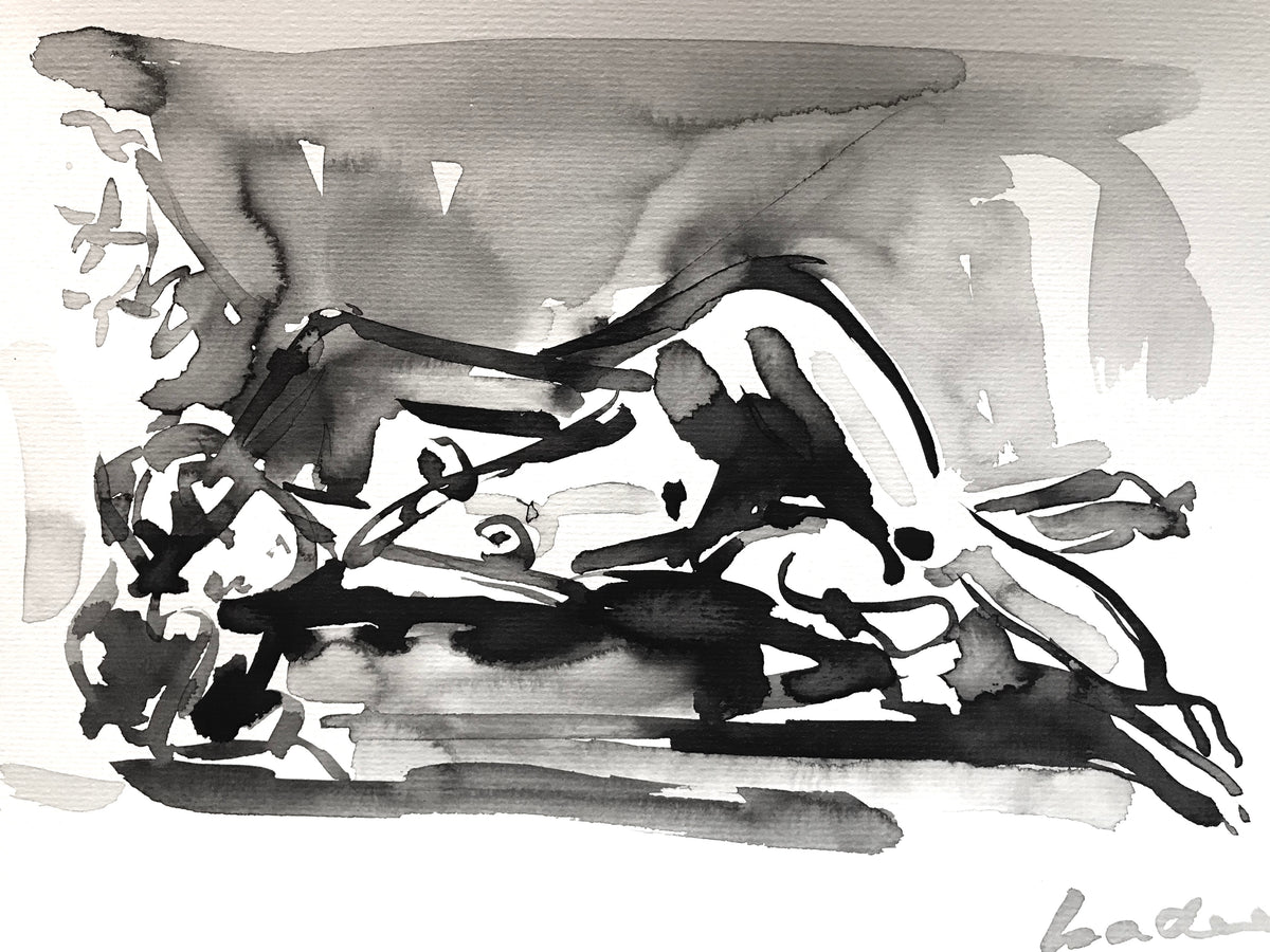 Chaise Longue – original painting by Roberta Heslop
