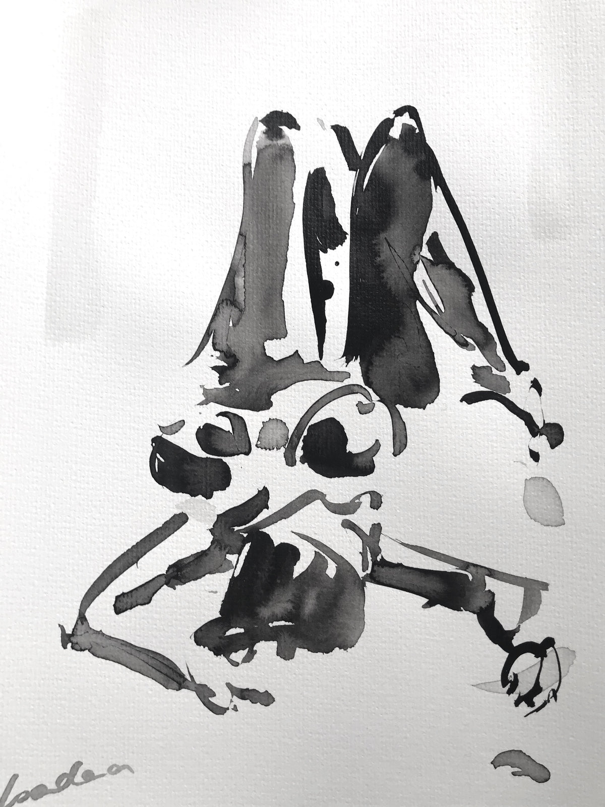 Letting Yourself be – original painting by Roberta Heslop
