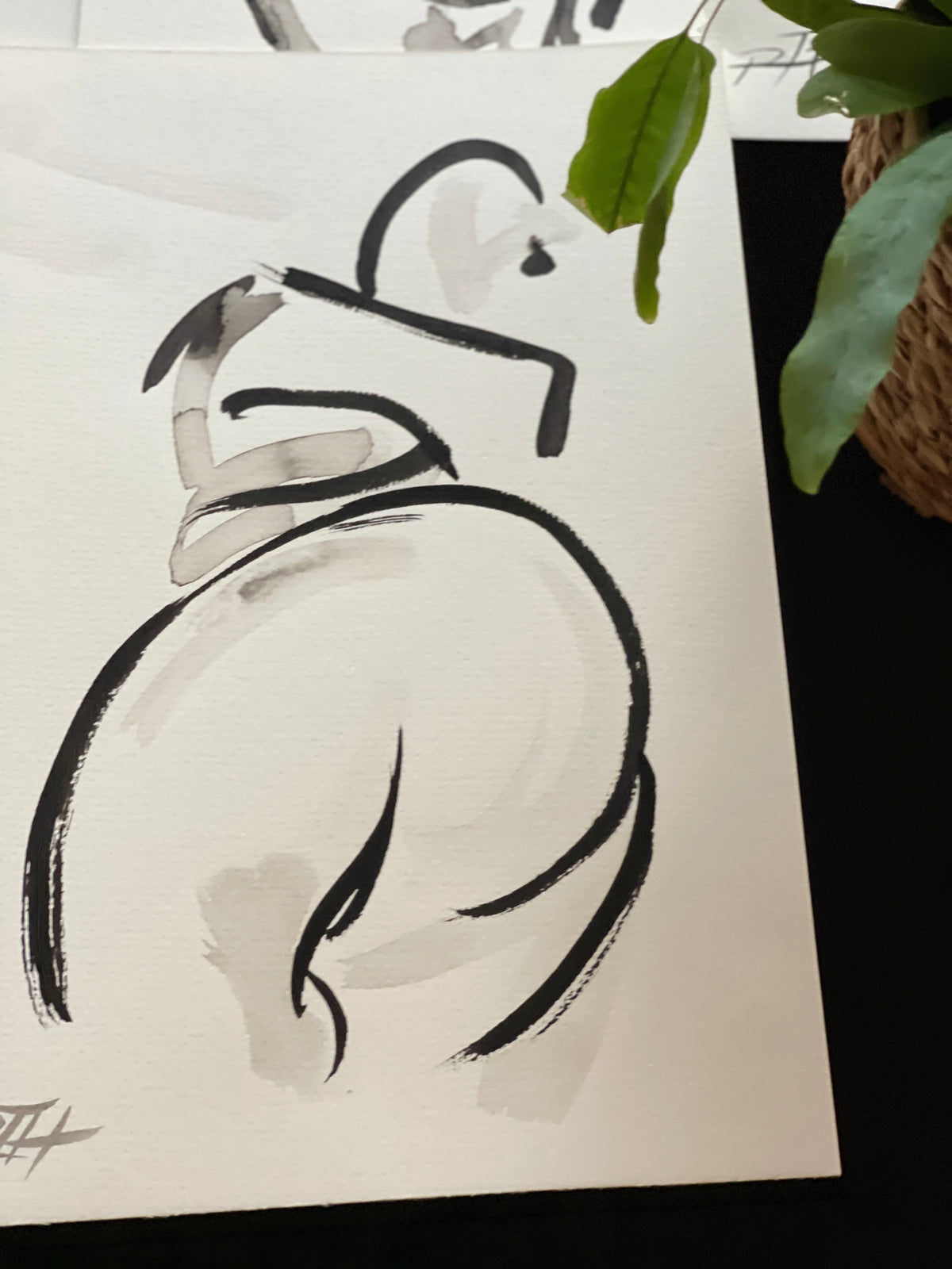 Derriere – original painting by Roberta Heslop – image 3
