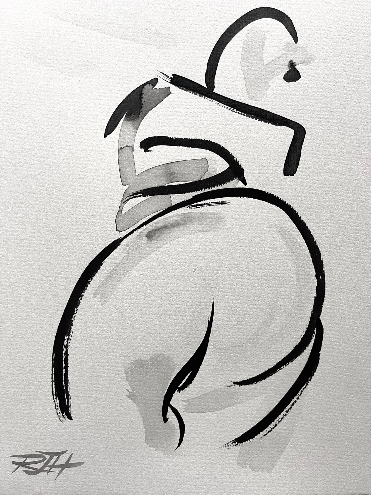 Derriere – original painting by Roberta Heslop
