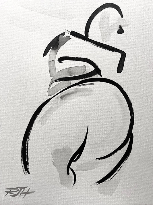 Derriere – original painting by Roberta Heslop
