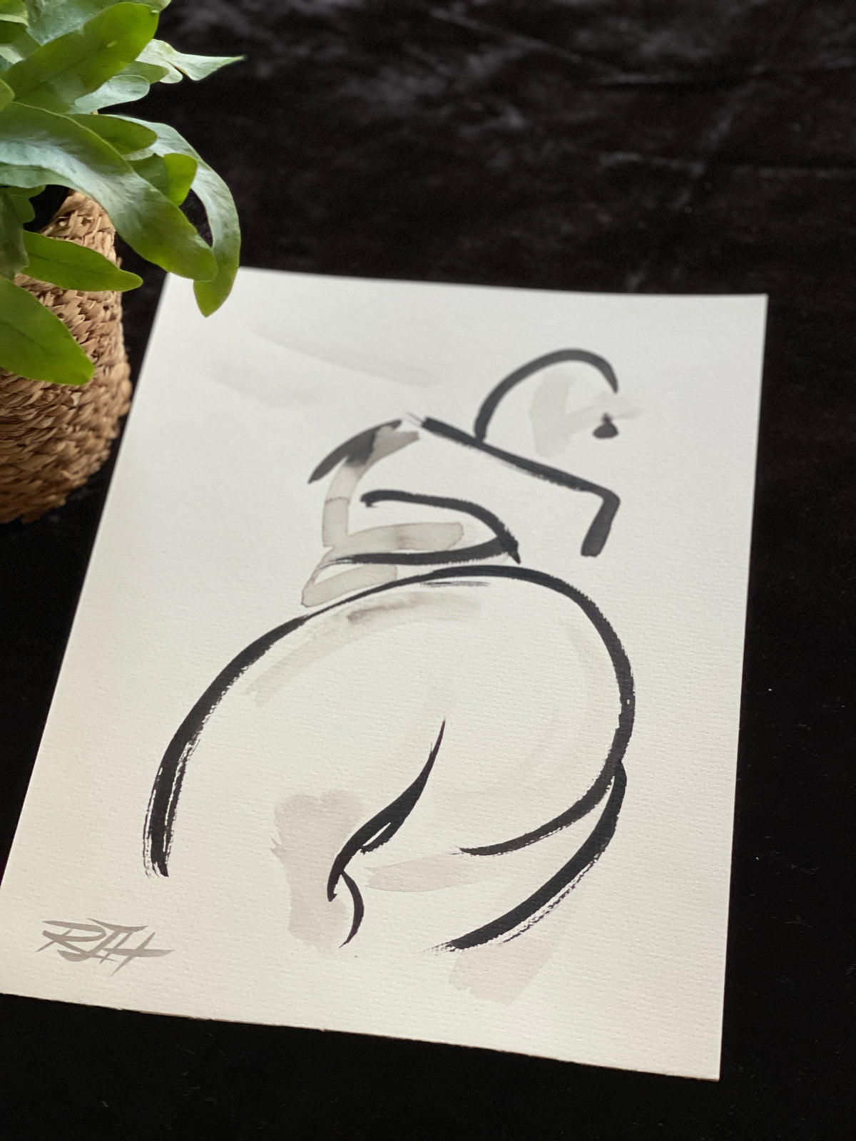 Derriere – original painting by Roberta Heslop – image 2
