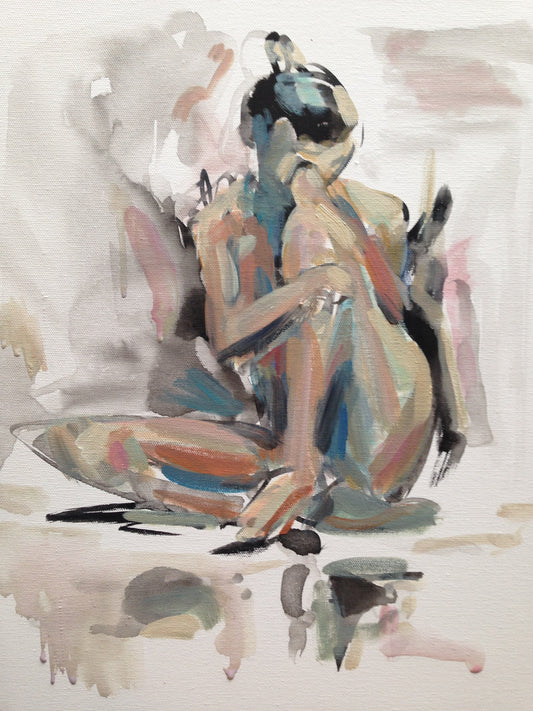 Just dance – original painting by Roberta Heslop
