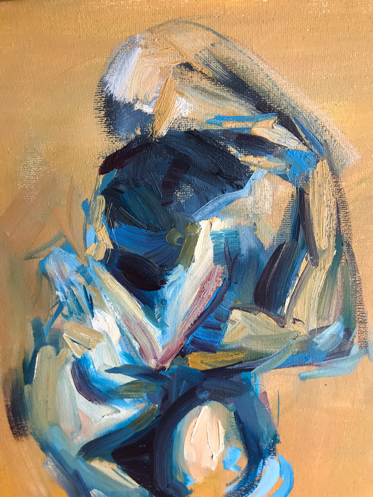 2 become 1 – original painting by Roberta Heslop – image 5
