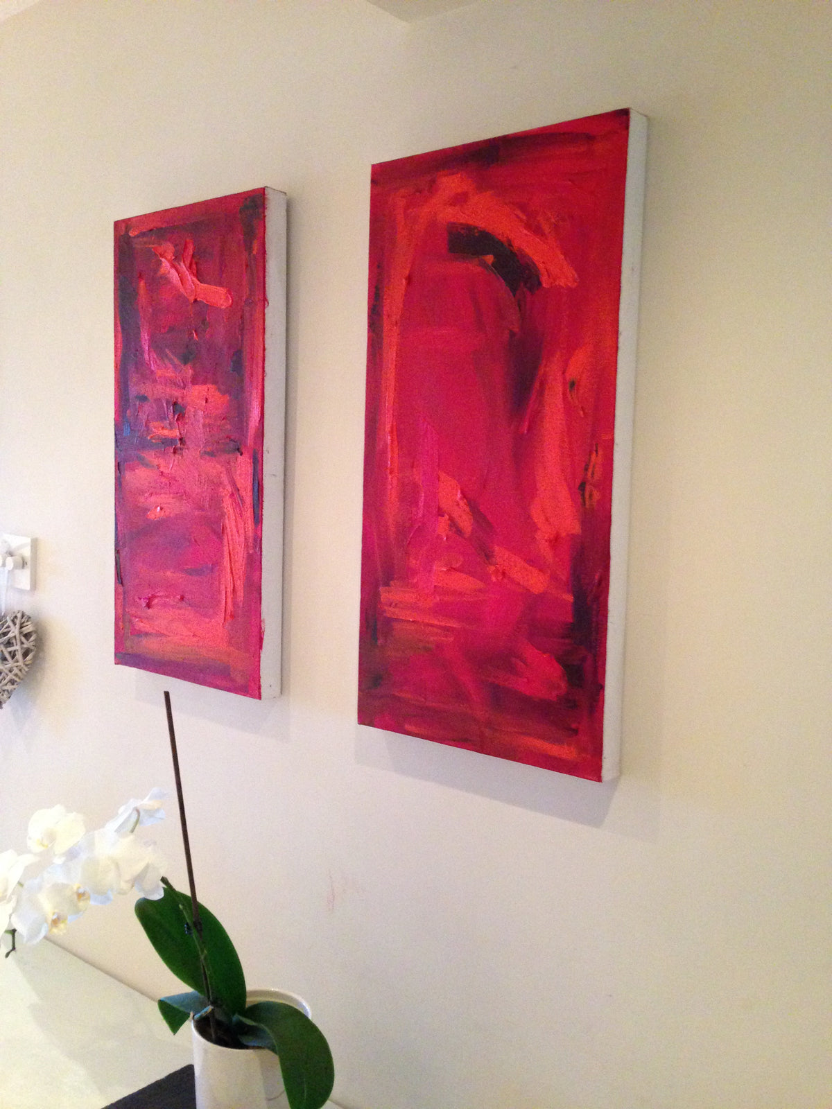 Red Rush II – original painting by Roberta Heslop – image 5
