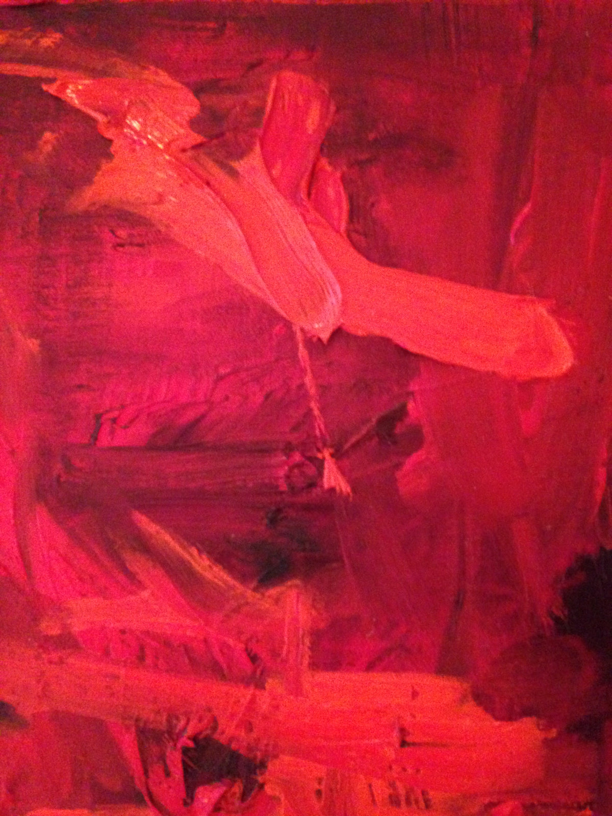 Red Rush I – original painting by Roberta Heslop – image 9
