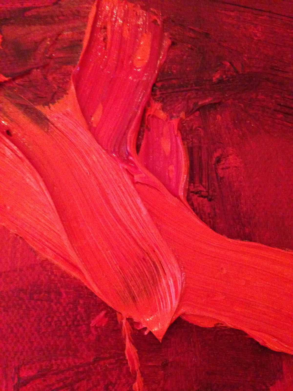 Red Rush I – original painting by Roberta Heslop – image 3
