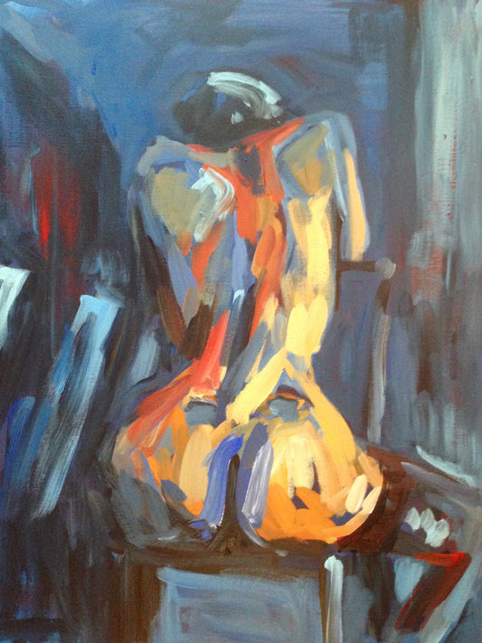 Le Soir – original painting by Roberta Heslop
