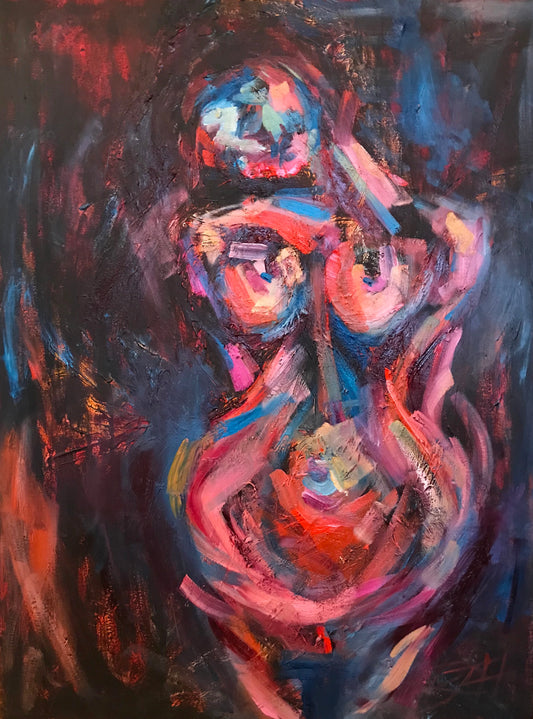 First Woman – original painting by Roberta Heslop
