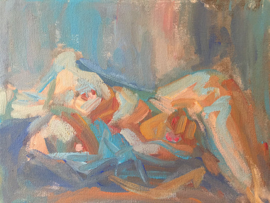 Nude I – original painting by Roberta Heslop
