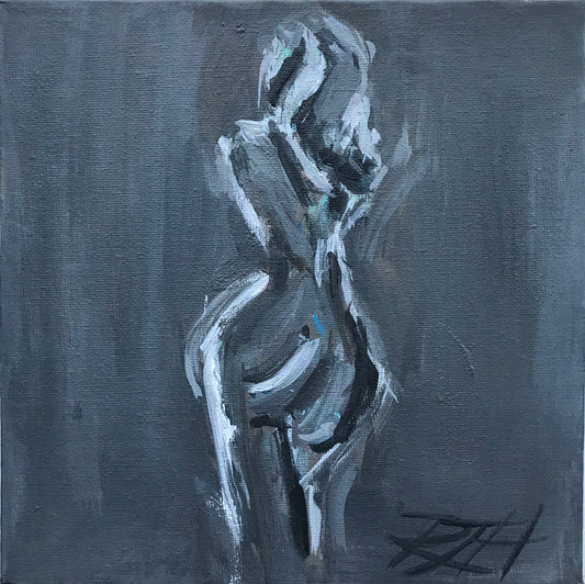 Sassy Silhouette – original painting by Roberta Heslop

