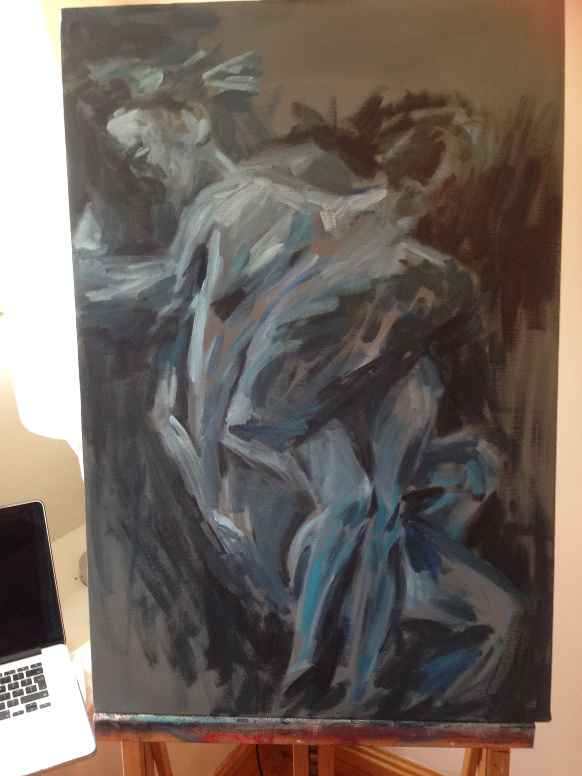 Lovers' spell – original painting by Roberta Heslop – image 4
