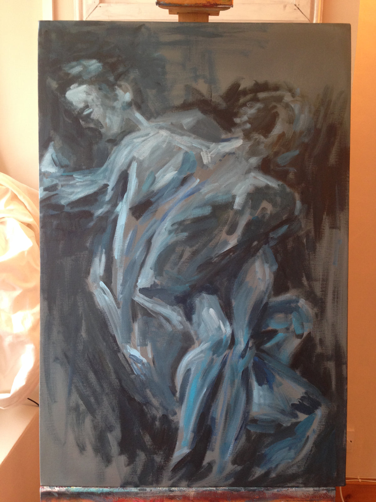 Lovers' spell – original painting by Roberta Heslop – image 5
