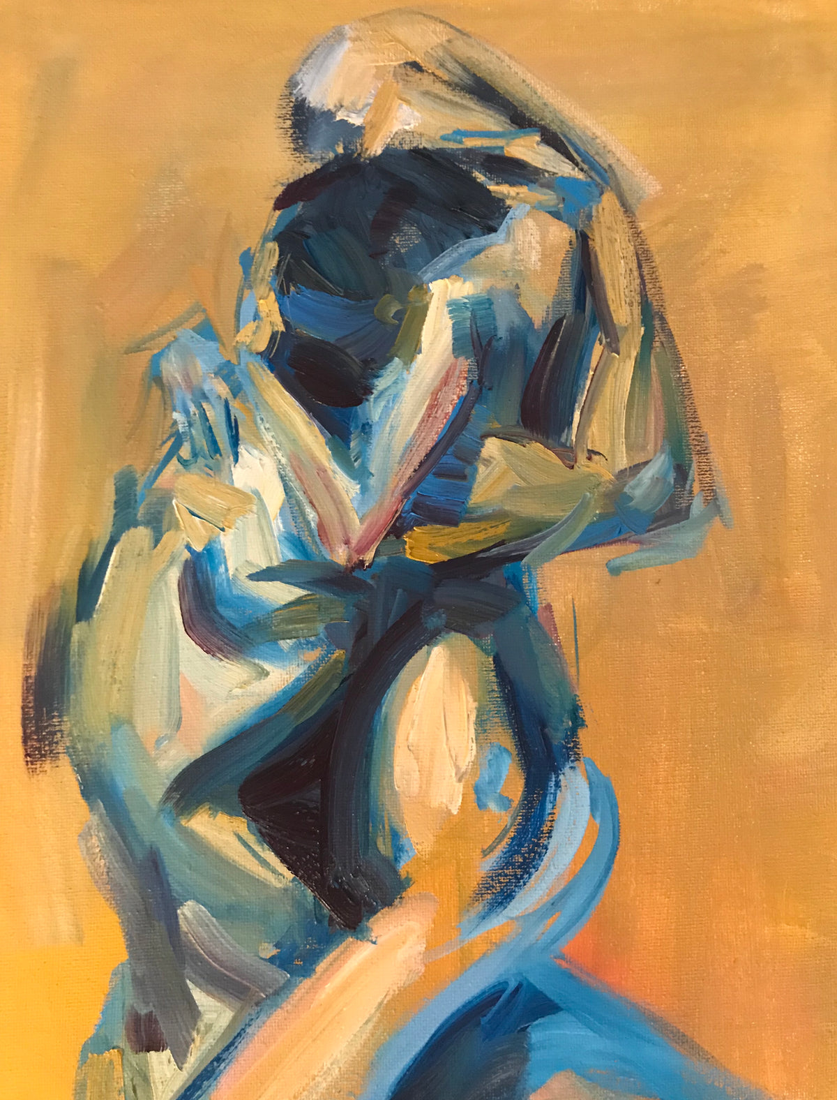 2 become 1 – original painting by Roberta Heslop – image 3
