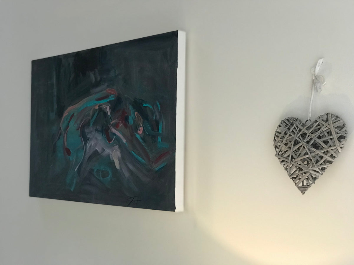 Surrender – original painting by Roberta Heslop – image 8
