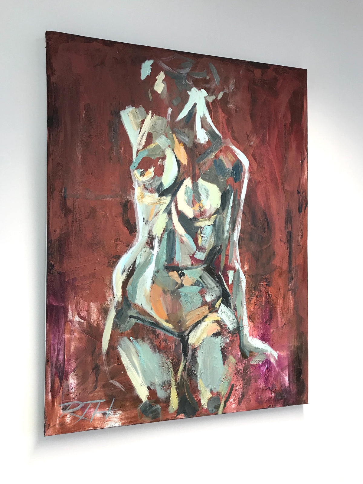 Marble Muse – original painting by Roberta Heslop – image 10

