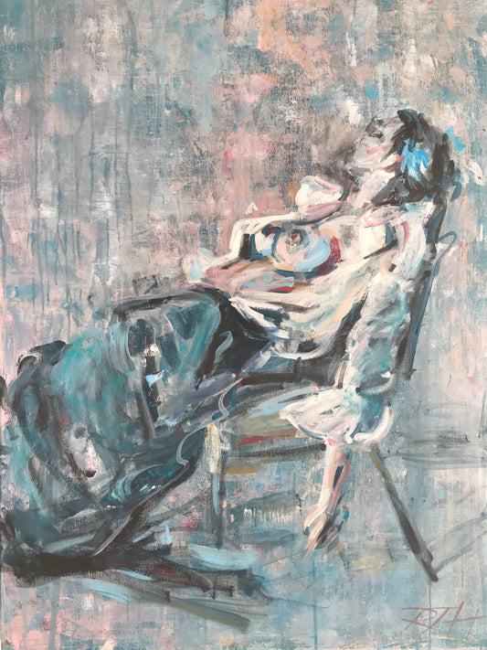 Intimate – original painting by Roberta Heslop
