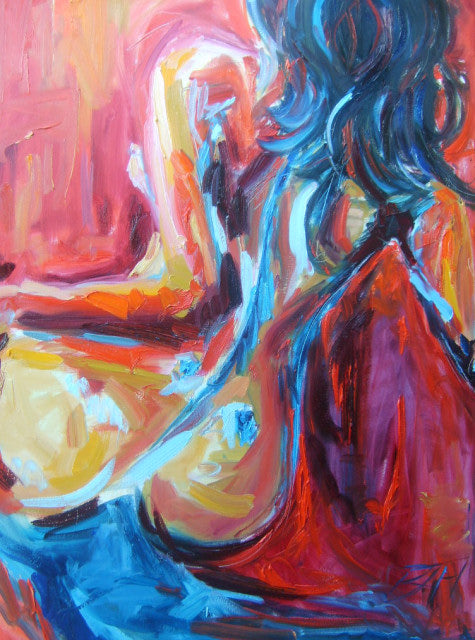 Woman I – original painting by Roberta Heslop
